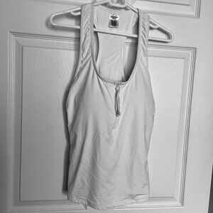 Anne Cole Locker Women's Scoop Zip Racerback Tankini